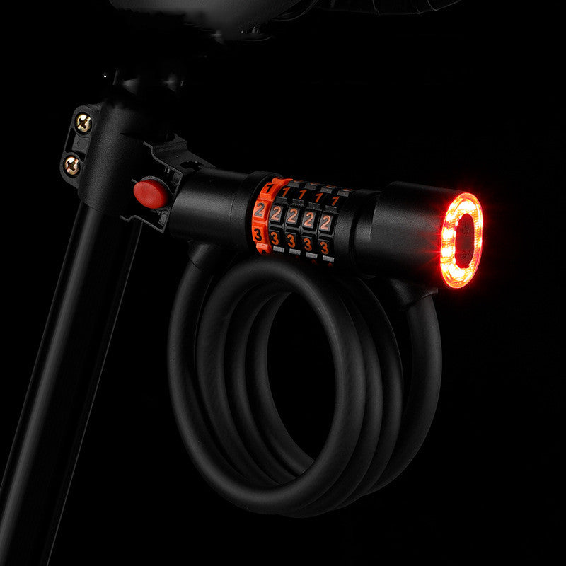 SecureRide: Bicycle with Taillight Combination Lock π²