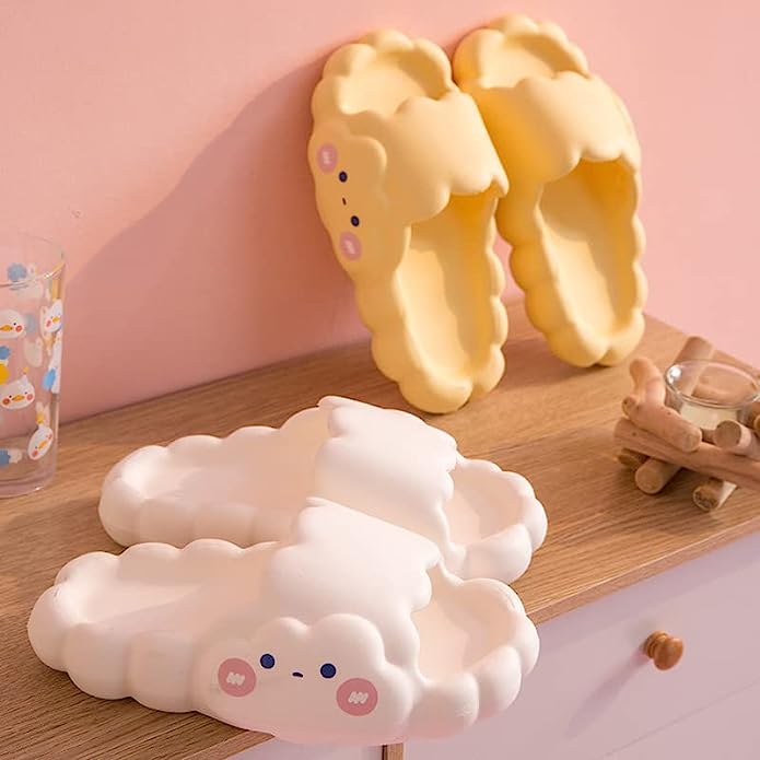 CloudStep: Heavenly Slippery Slippers for the Ultimate Bathing Experience ☁️