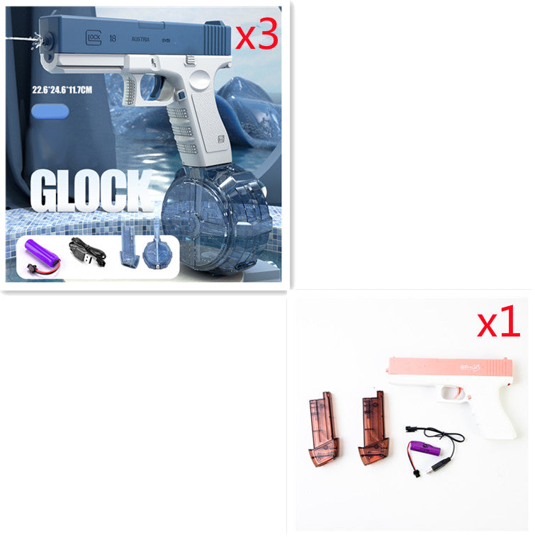 Electric Water GLOCK Toy Gun Spray Blaster Pistol