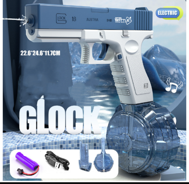 Electric Water GLOCK Toy Gun Spray Blaster Pistol