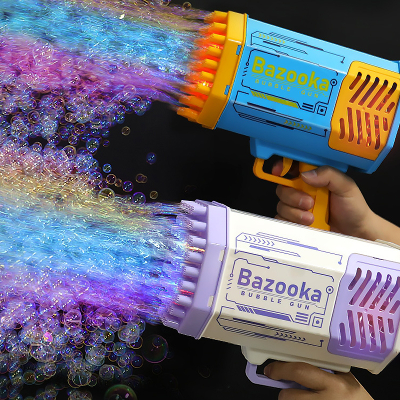 Soap Bubbles Machine Gun Automatic Blower With Light