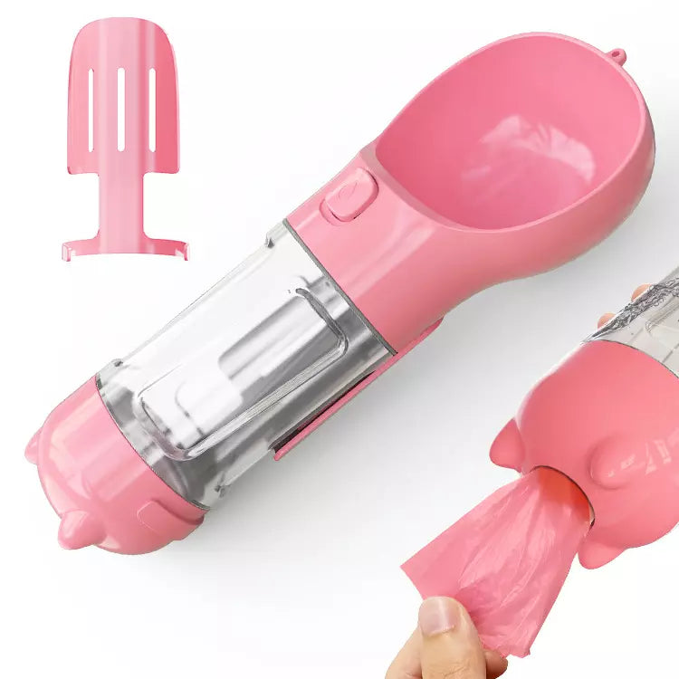 Paws 'n Quench: Portable 3-in-1 Dog Water Bottle 🐾