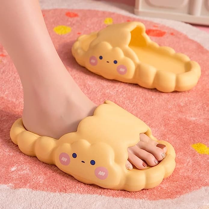CloudStep: Heavenly Slippery Slippers for the Ultimate Bathing Experience ☁️