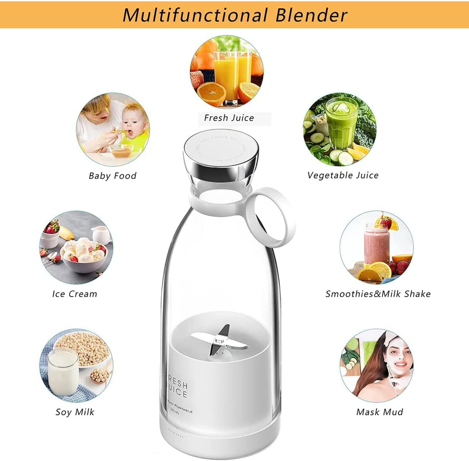 BlendMixer: The Ultimate Portable Juicer Blender 🍹