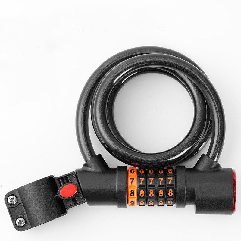 SecureRide: Bicycle with Taillight Combination Lock 🚲