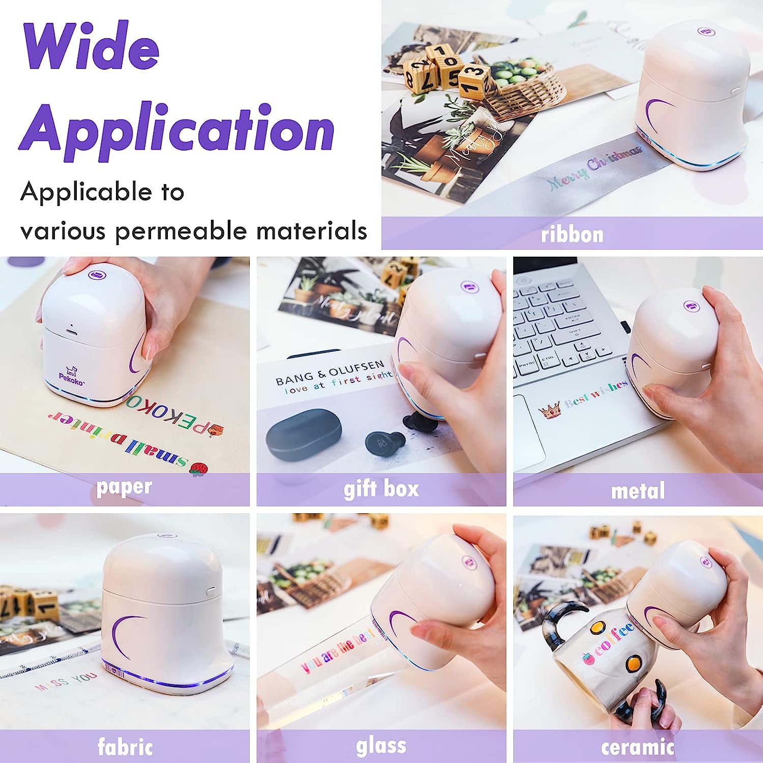 PrintPal: Portable Mini Home Picoco Inkjet Printer with Bluetooth Connection 🖨️