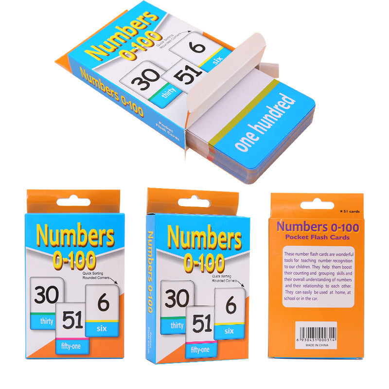 Children's early education puzzle card