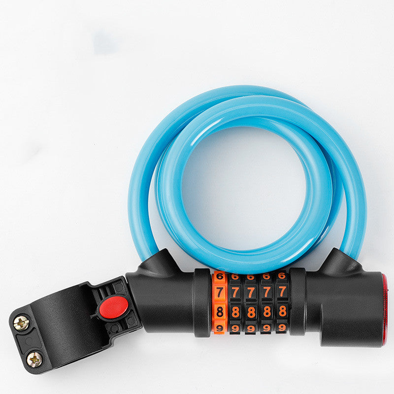 SecureRide: Bicycle with Taillight Combination Lock 🚲