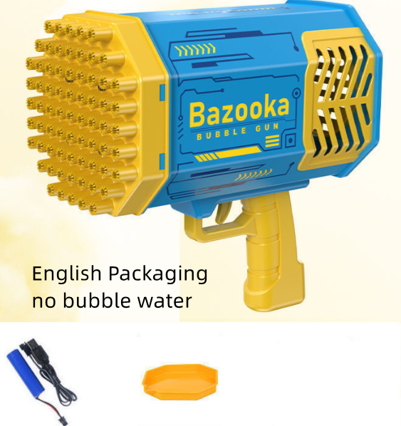 Soap Bubbles Machine Gun Automatic Blower With Light