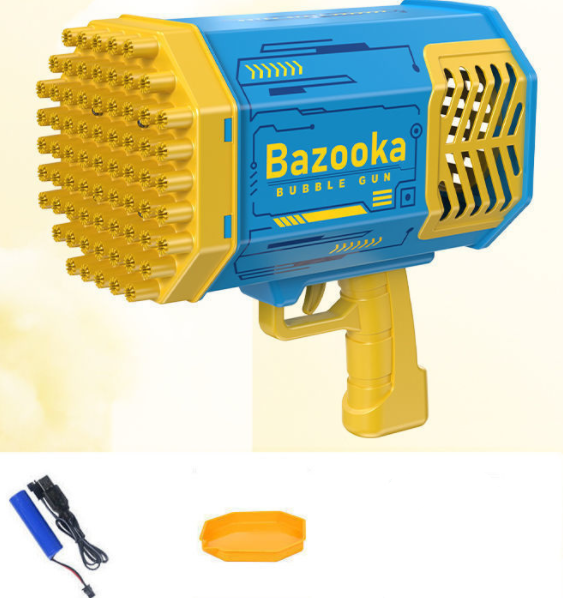 Soap Bubbles Machine Gun Automatic Blower With Light