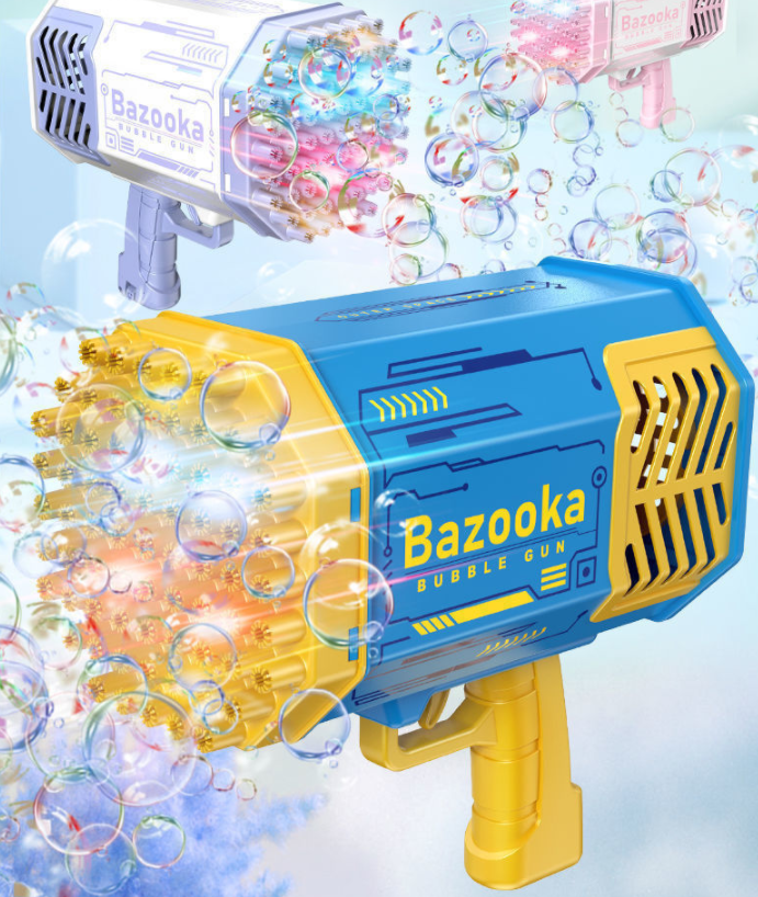Soap Bubbles Machine Gun Automatic Blower With Light